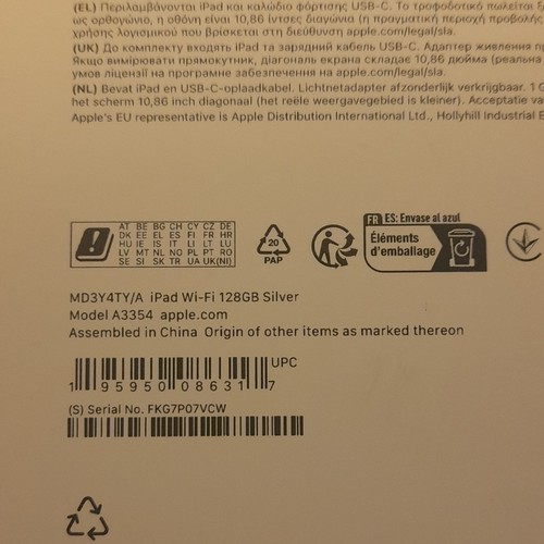 Apple ipad wi fi - ipad, 10,86"